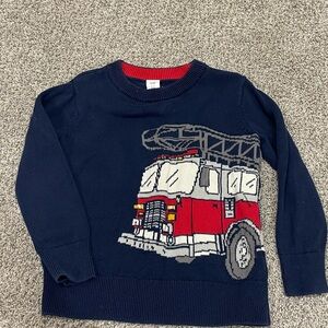 GAP Toddler Navy and Red Sweater